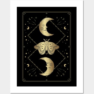 Moon Moth Design Posters and Art